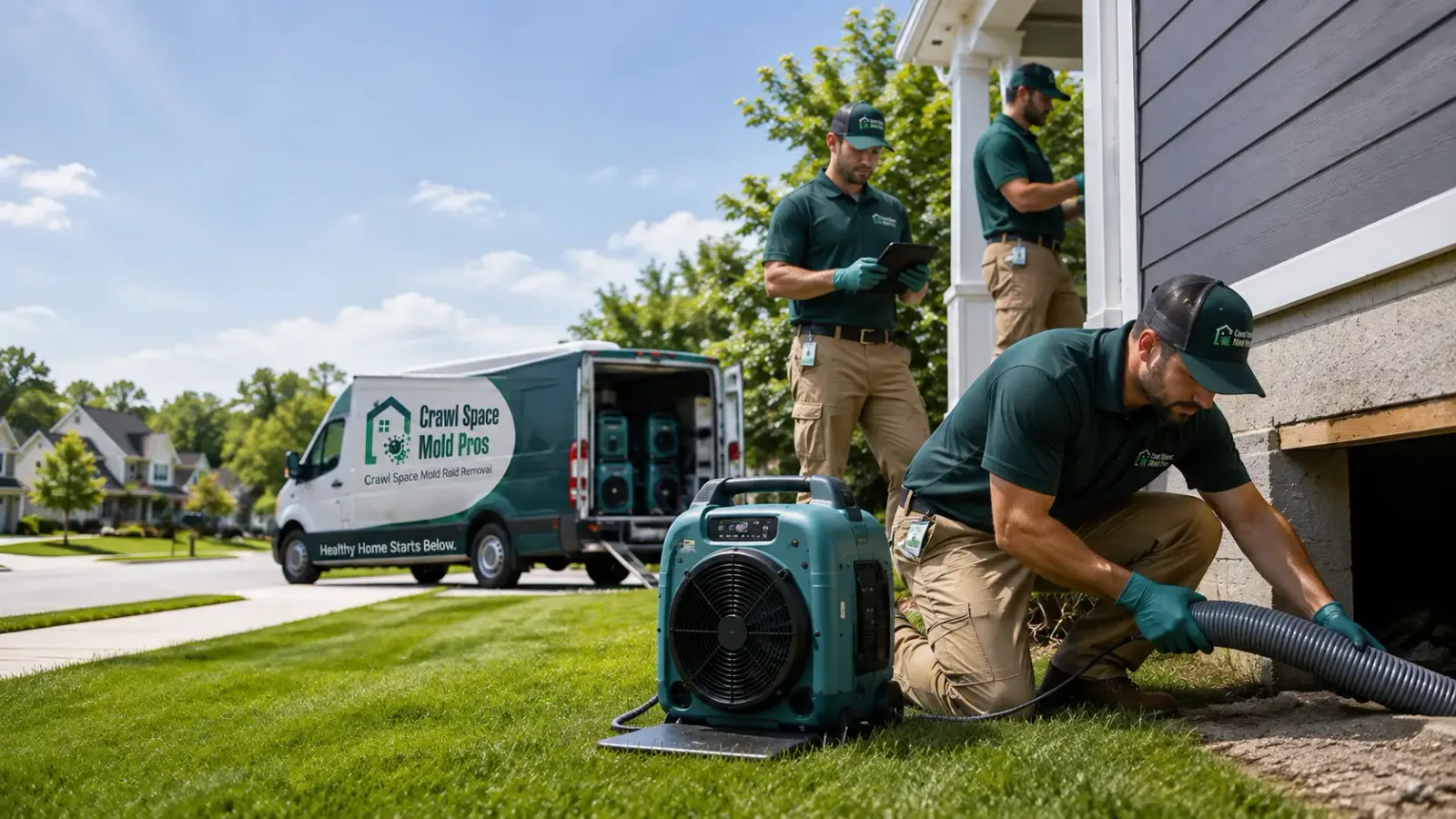 Crawl Space Mold Removal in Sacramento, KY
